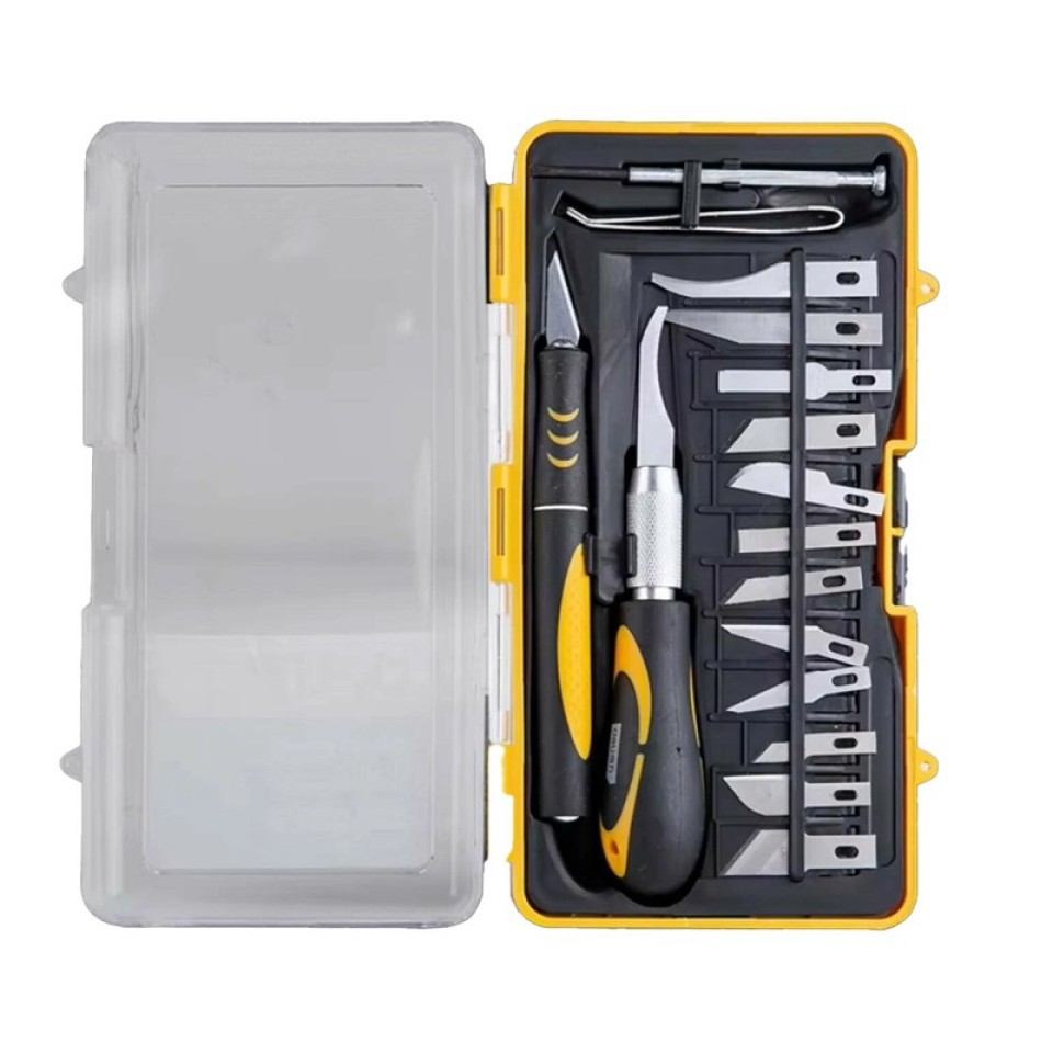 Набор многофункциональных ножей Xiaomi Deli Utility Knife 16 сменных лезвий (DL-DP1)