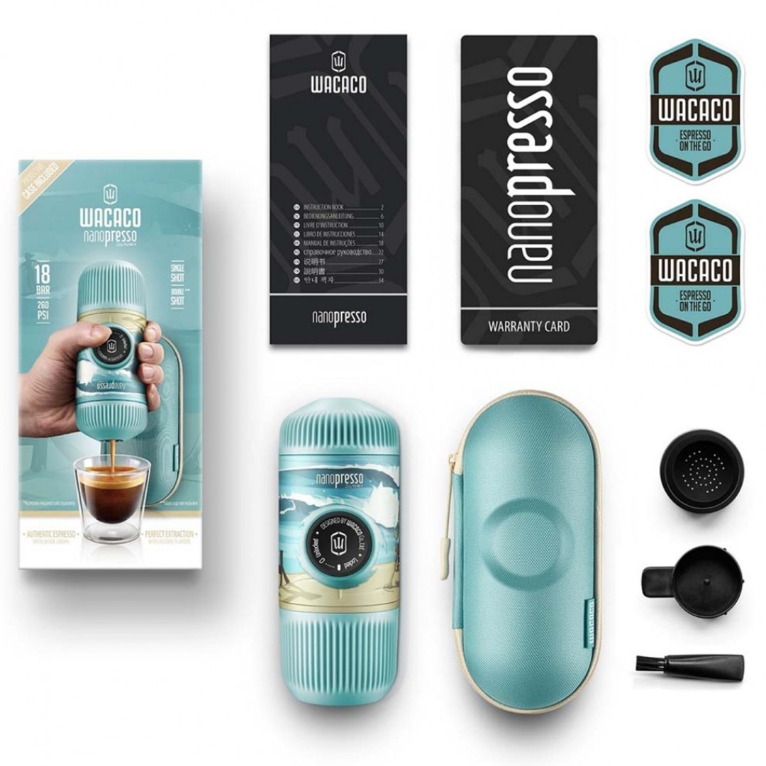 Ручная мини-кофемашина Wacaco Nanopresso Journey (WCCFLBK)