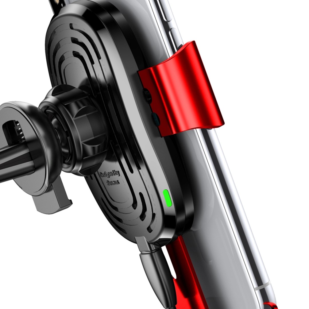 Автомобильный держатель с беспроводной зарядкой Baseus Osculum Type Wireless Charger Gravity Car Mount (WXYL-A01)