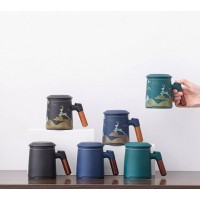 Фарфоровая чашка с керамическим фильтром Xiaomi Zesee Selected Ceramic Tea Cup