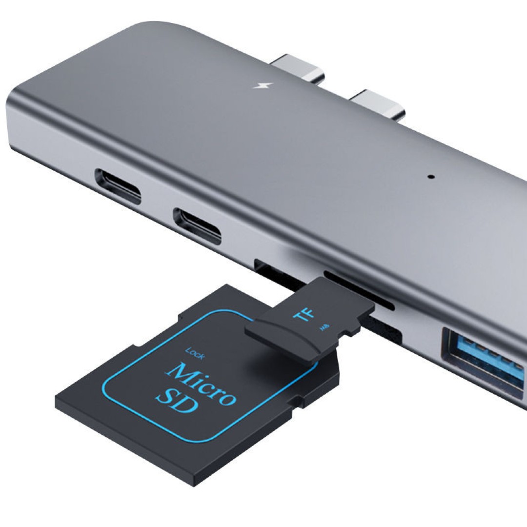 Многофункциональный адаптер Xiaomi HAGiBiS Type-C DC7