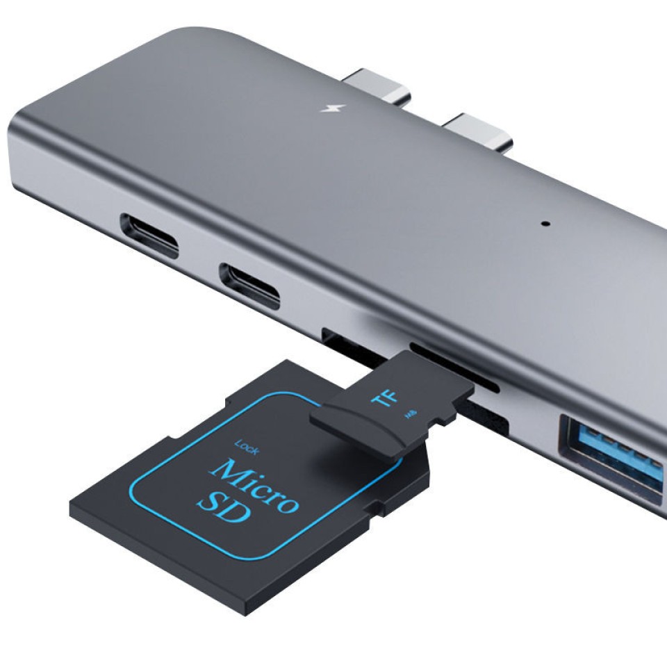 Многофункциональный адаптер Xiaomi HAGiBiS Type-C DC7