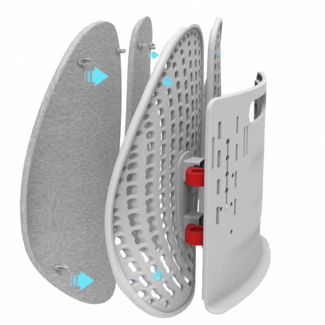 Регулируемая эргономичная подушка для спины Xiaomi Mi Leband Adjustable Ergonomic Back Pad Support (LB-YK002)