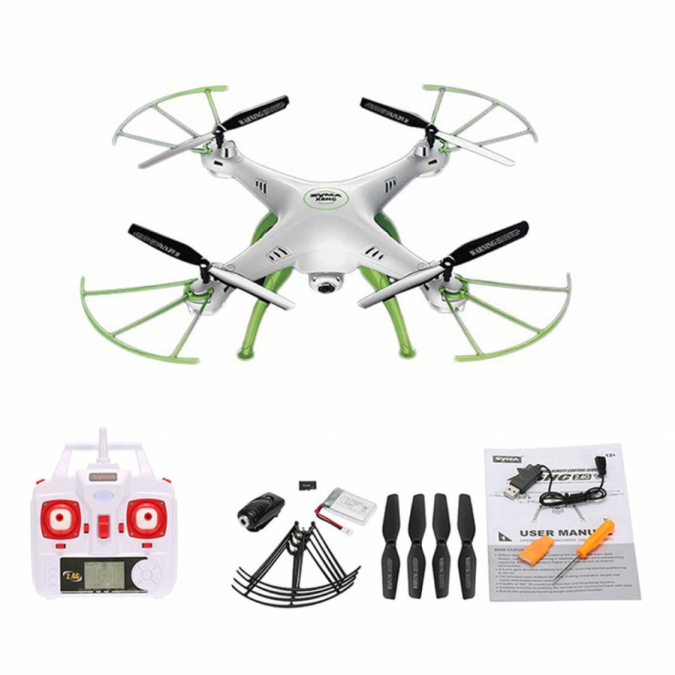 Радиоуправляемый квадрокоптер Syma X5HC HD видео 4Gb, барометр 2.4G RTF