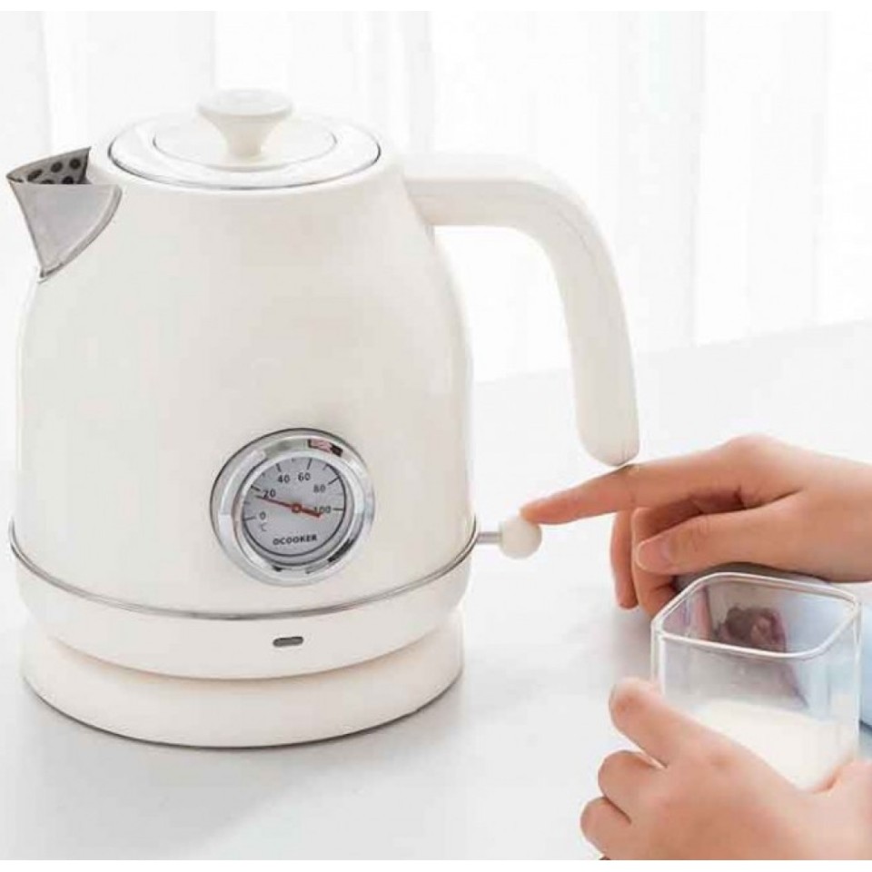 Электрический чайник Xiaomi Qcooker Retro Electric Kettle с датчиком температуры (CS-SH01/QS-1701)