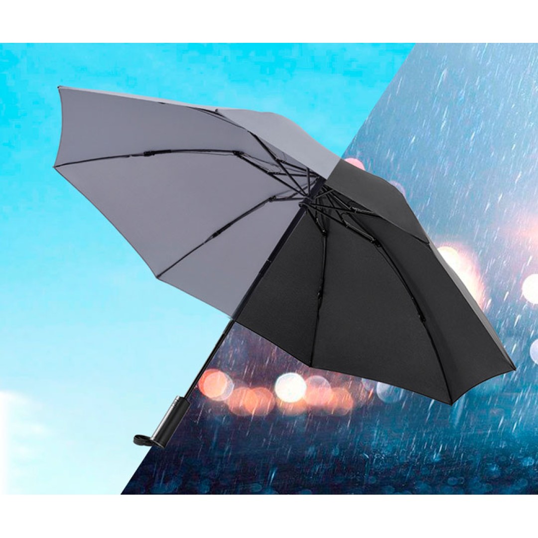 Зонт Xiaomi NINETYGO обратного складывания со светодиодной подсветкой (90COTNT2008U-BLCK)