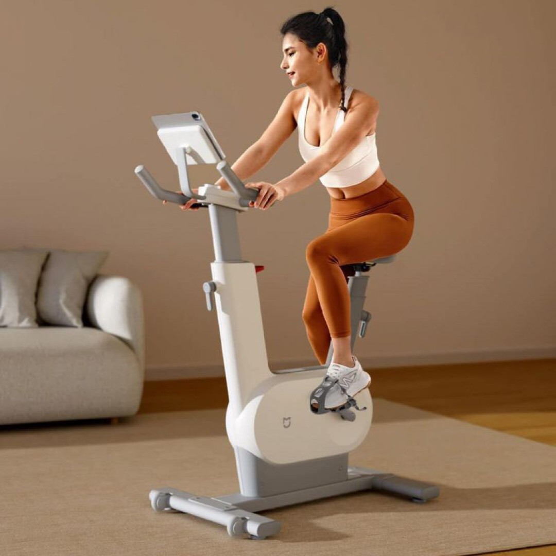 Велотренажер с беспроводной зарядкой Xiaomi Mijia Spinning Bike Self-generated Version White (JSC01YXC)