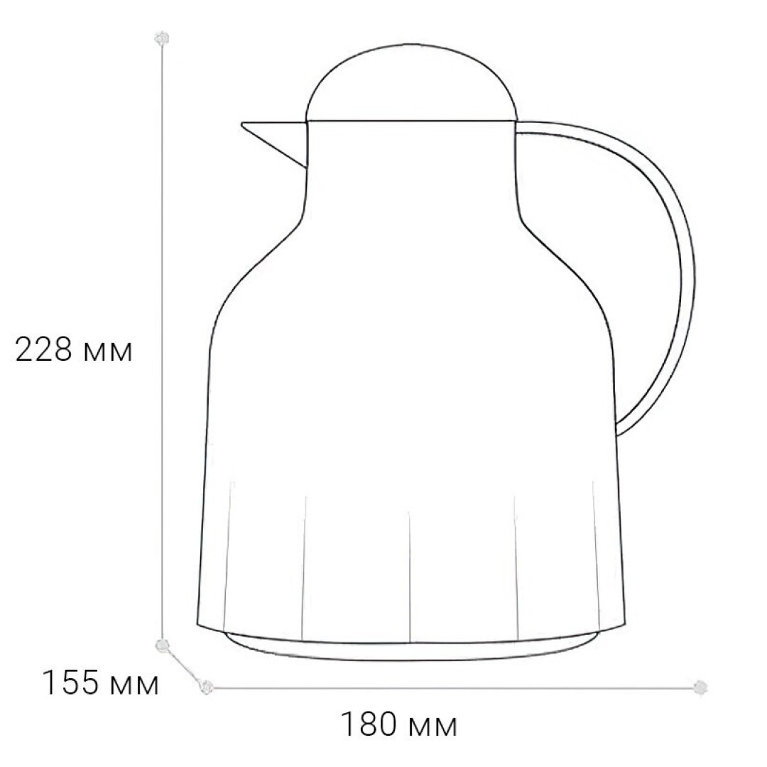 Термос-чайник Xiaomi Jordan&Judy Insulation Pot Blue (HO008)