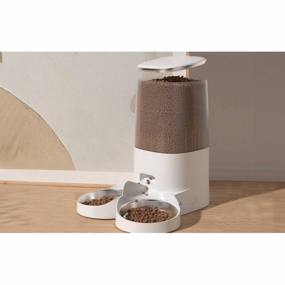 Умная кормушка для животных Xiaomi Rojeco 4L Automatic Pet Feeder WiFi Version Double Bowl (PTM-001 Dual)