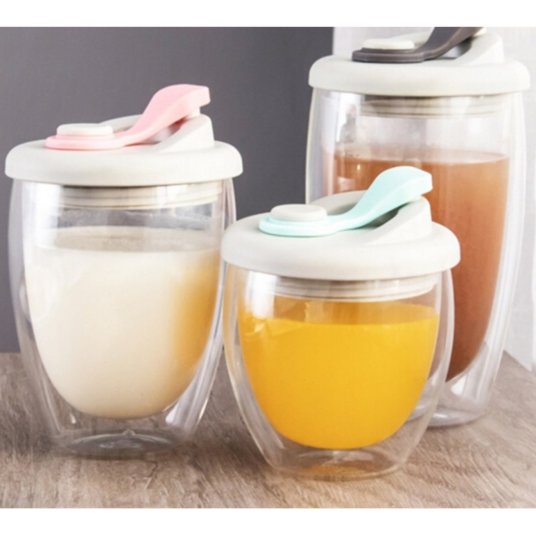 Термокружка с двойным стеклом Xiaomi Portable With Double Glass Coffee Cup (EBWB02MSK)