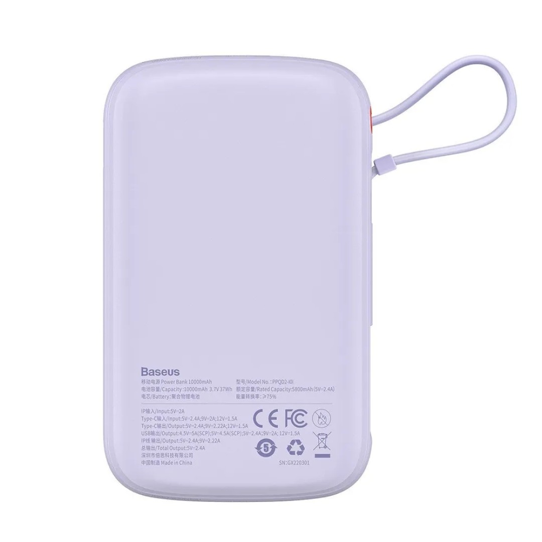 Внешний аккумулятор Baseus Qpow Pro 10000mAh 20W (PPQD020001)