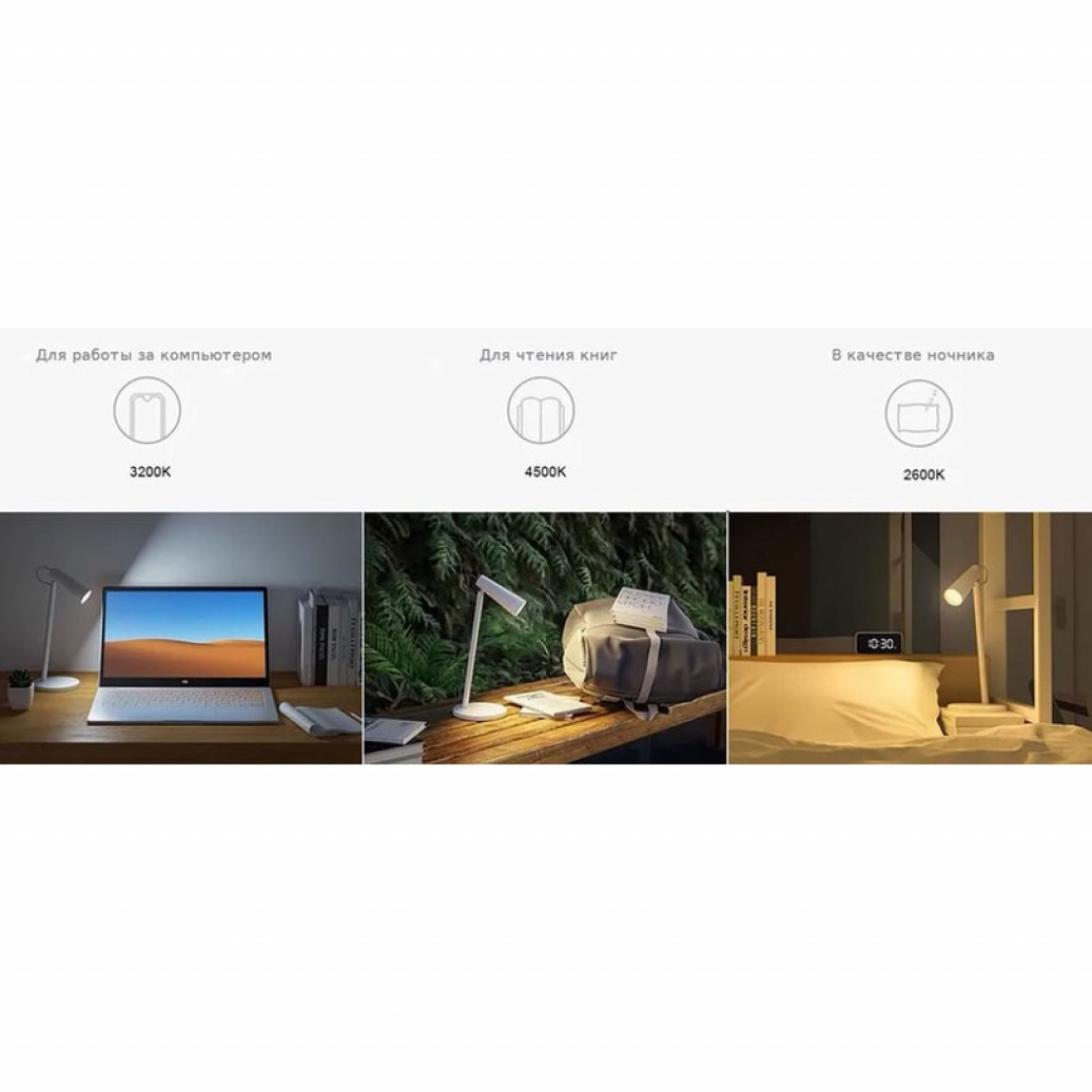 Настольная лампа Xiaomi Mijia Multifunction Charging Desk Lamp (MJTD05YL)