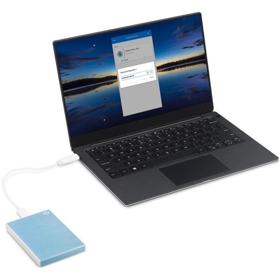 Внешний жесткий диск Seagate Backup Plus Slim 1 ТБ (STHN1000402)