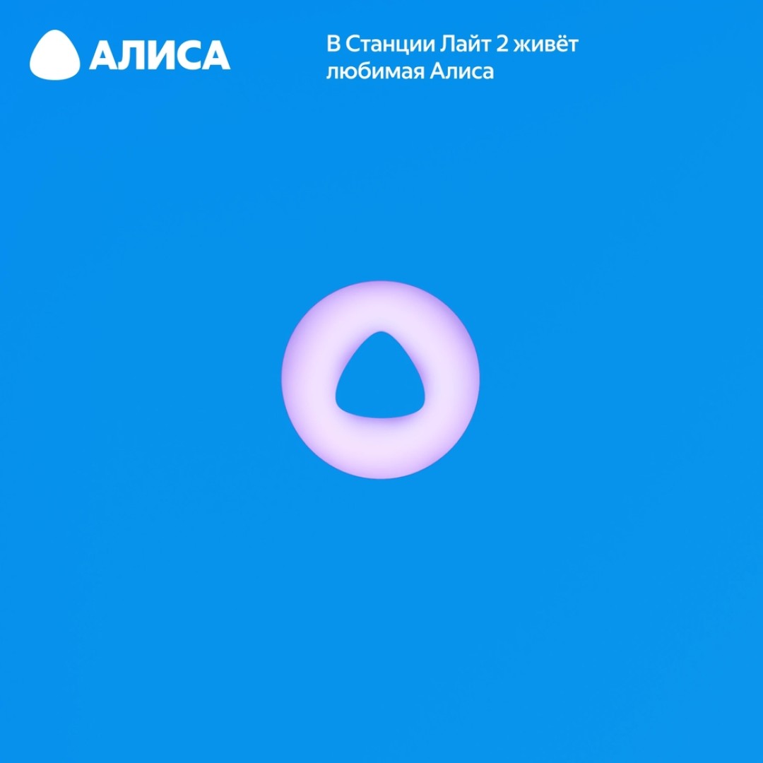 Умная колонка Яндекс Станция Лайт 2 (YNDX-00026VIO)