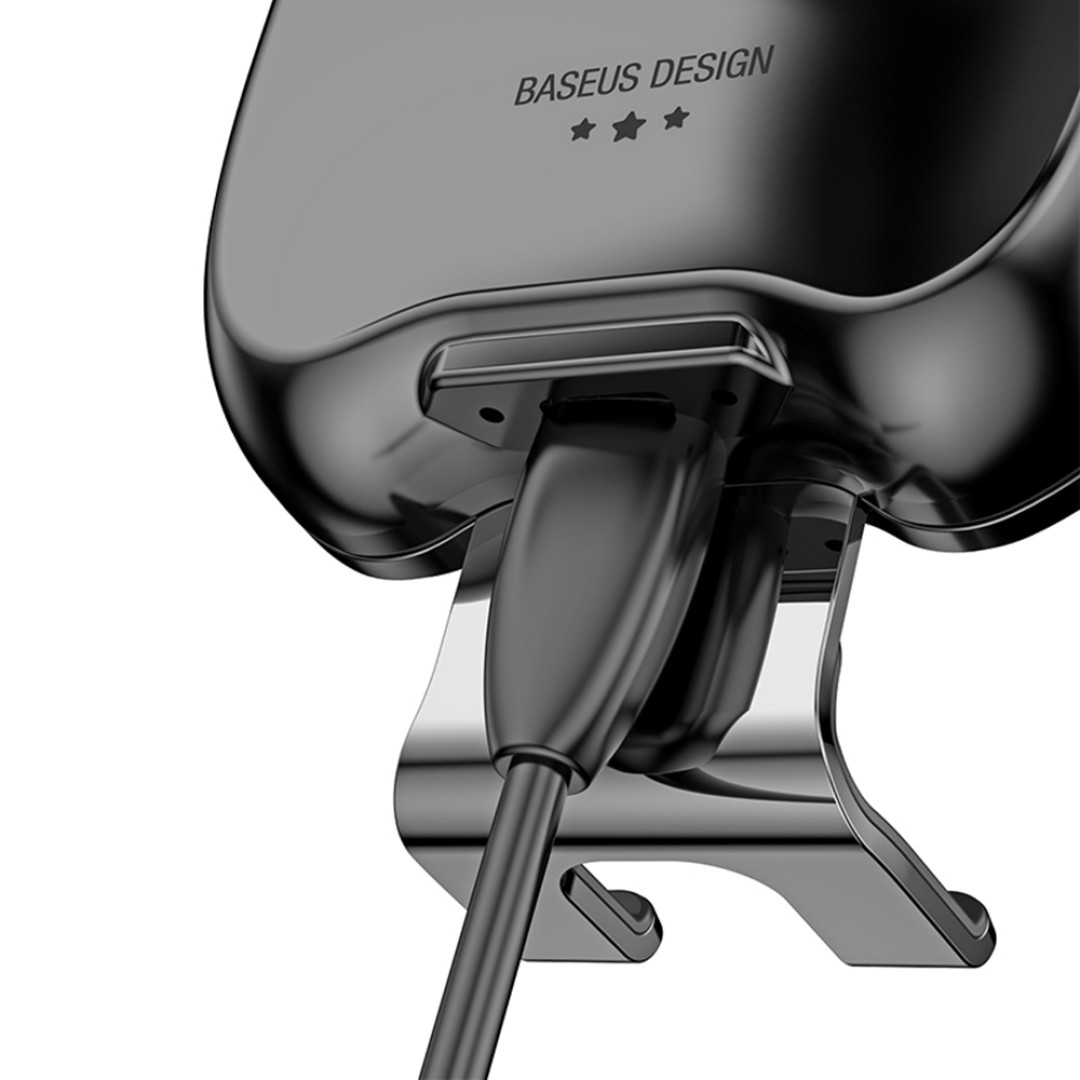 Автомобильный держатель с беспроводной быстрой зарядкой Baseus Smart Vehicle Bracket Wireless Charger (WXZN-B01)