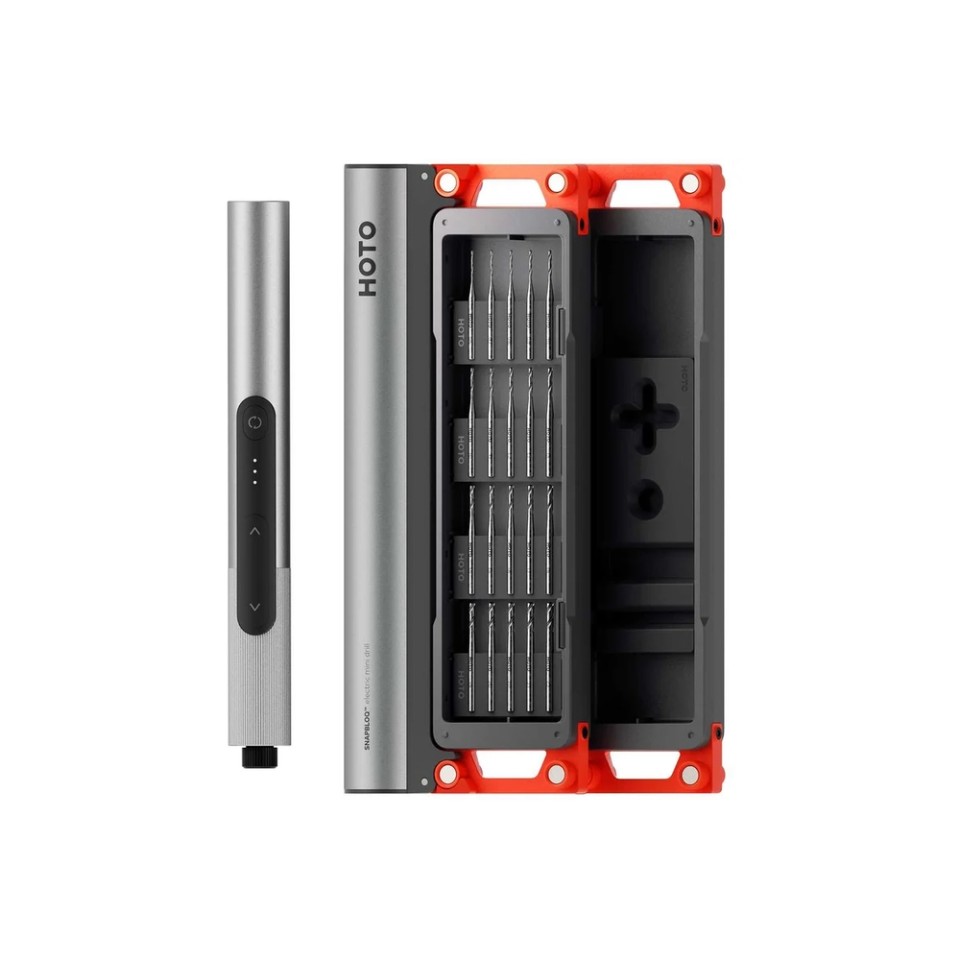 Электрическая мини-дрель с набором свёрл Xiaomi HOTO SNAPBLOQ Electric Mini Drill Set 20 насадок (HFE0023GL)
