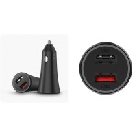 Автомобильное зарядное устройство Xiaomi Mi 37W Dual-Port Car Charger Black (CC06ZM)