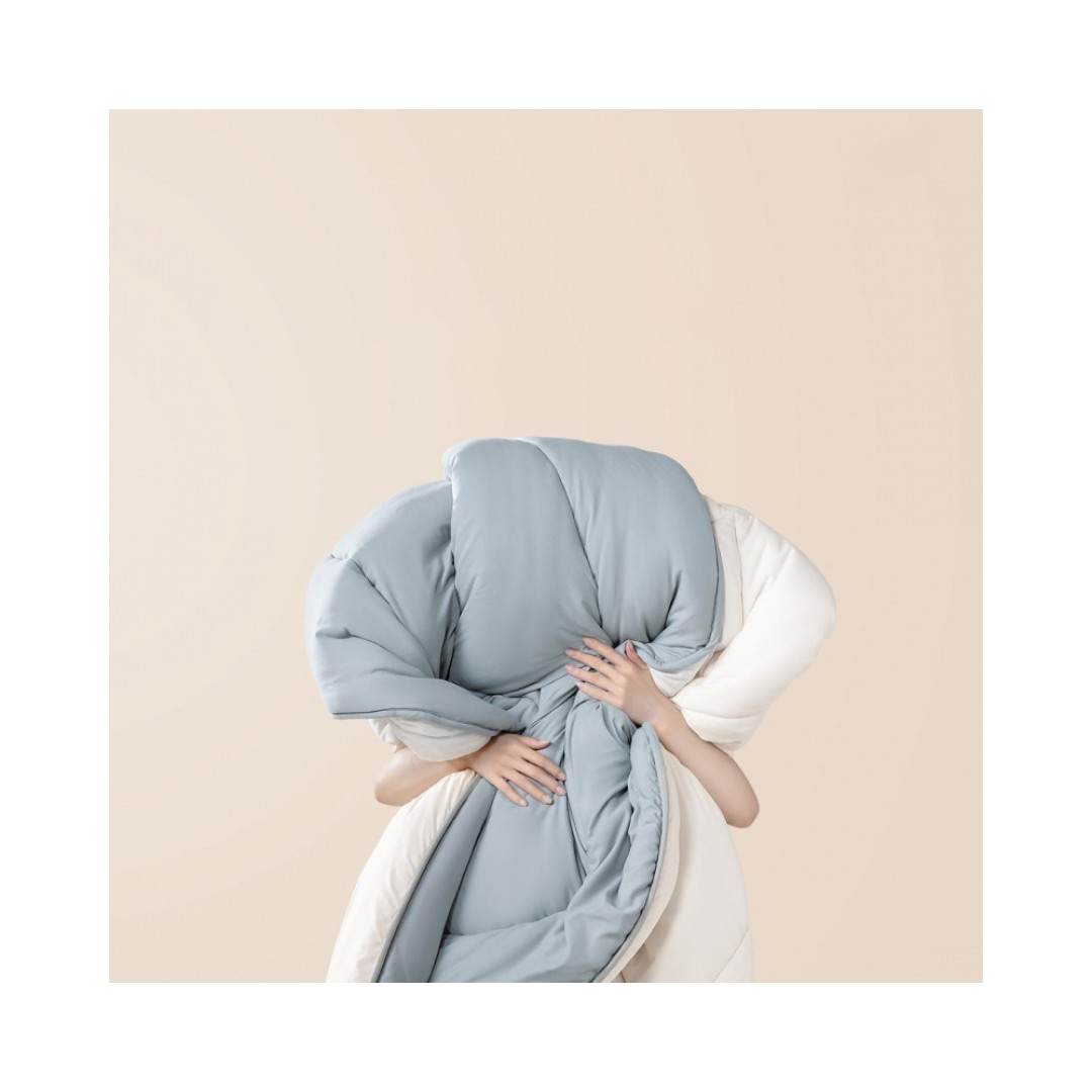 Зимнее одеяло Xiaomi 8H Little Warm Bear Warm Lazy Quilt D10 Grey 2112g (220x240cm)