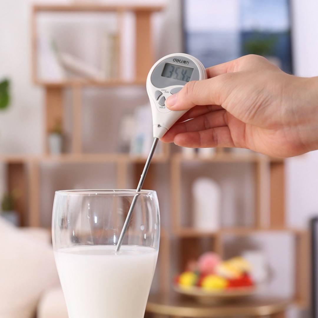 Электронный кухонный термометр Xiaomi Deli Electronic Pen Test Temperature And Humidity Meter