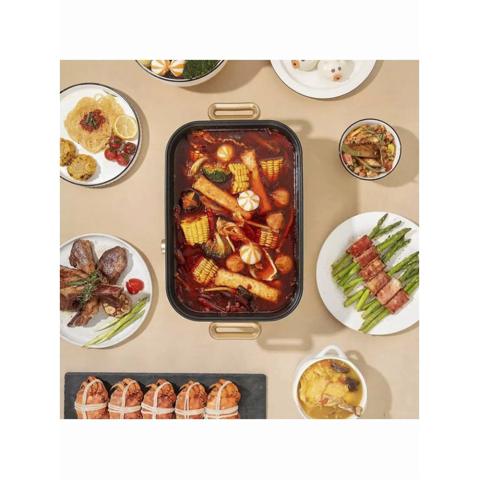 Многофункциональная электрическая кастрюля Xiaomi Zhenmi Multifunctional Electric Hot Pot 4L Creamy White (ZM-ED4001)