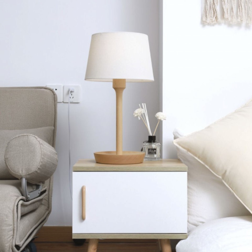 Настольная лампа Xiaomi belaDESIGN Bedside Original Wood Table Lamp (L1522)