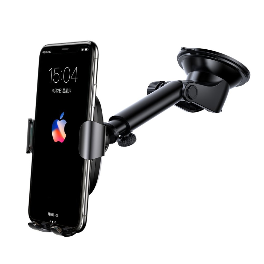 Автомобильный держатель с беспроводной зарядкой Baseus Osculum Type Wireless Charger Gravity Car Mount (WXYL-A01)
