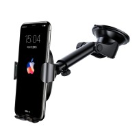 Автомобильный держатель с беспроводной зарядкой Baseus Osculum Type Wireless Charger Gravity Car Mount (WXYL-A01)