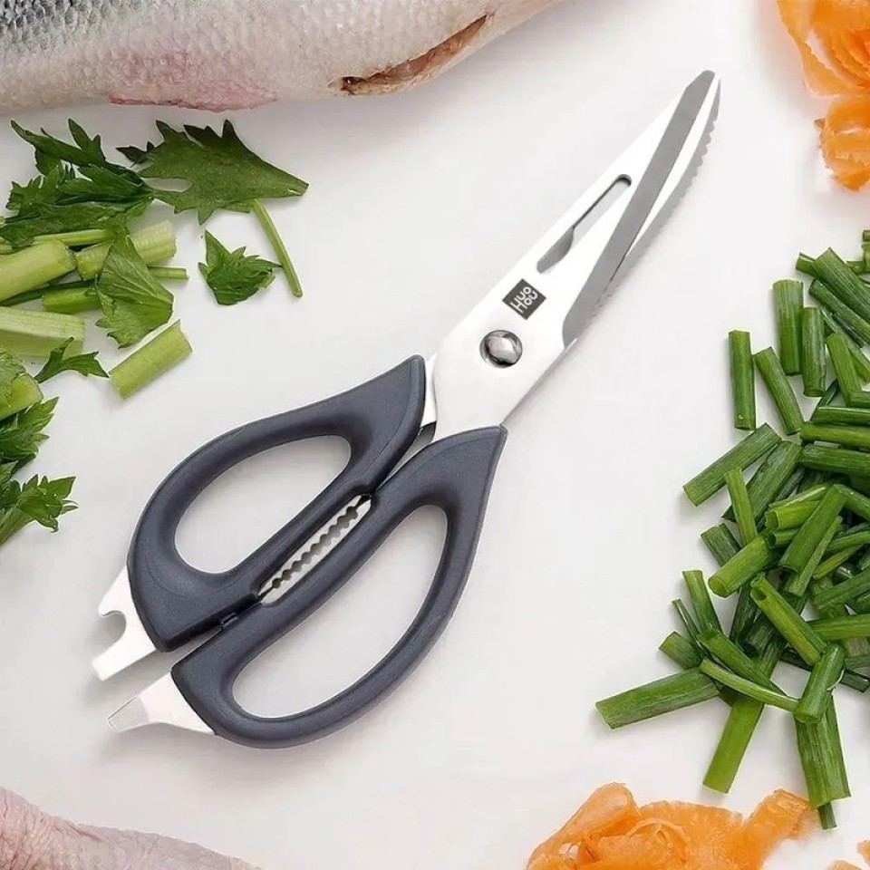 Кухонные ножницы Xiaomi HuoHou Multifunctional Magnetic Kitchen Scissors в чехле (HU0291)