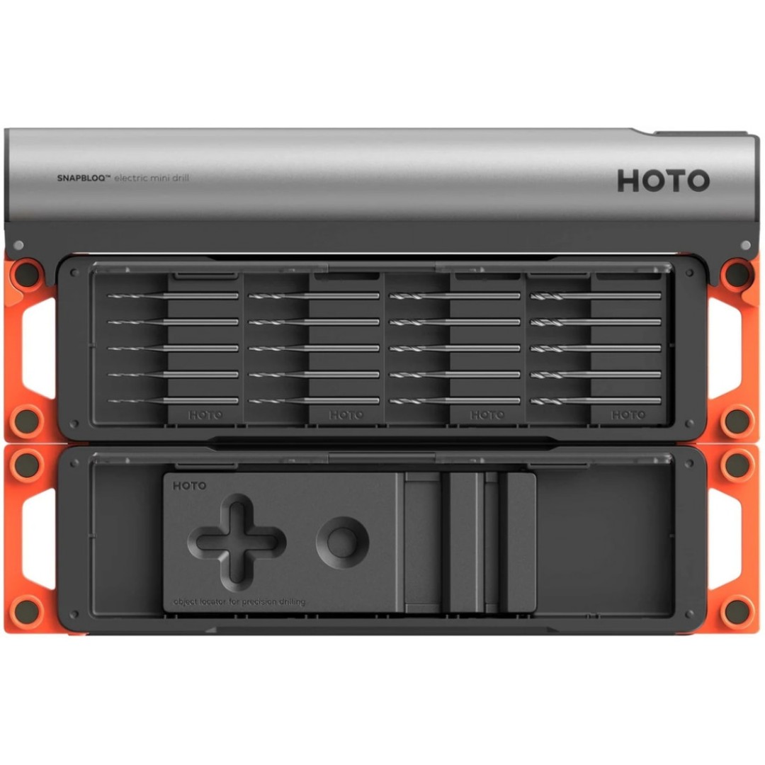 Электрическая мини-дрель с набором свёрл Xiaomi HOTO SNAPBLOQ Electric Mini Drill Set 20 насадок (HFE0023GL)