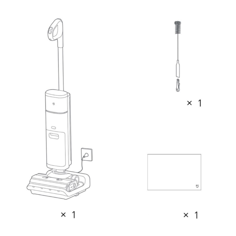 Моющий пылесос Xiaomi Mijia Wireless Floor Scrubber 3 Pro (D302CN)