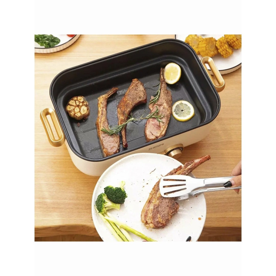 Многофункциональная электрическая кастрюля Xiaomi Zhenmi Multifunctional Electric Hot Pot 4L Creamy White (ZM-ED4001)