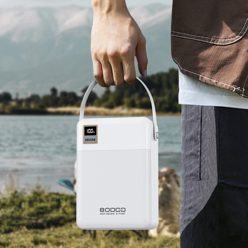Внешний аккумулятор WEKOME Power Bank 80000mAh 22.5W (WP-78)