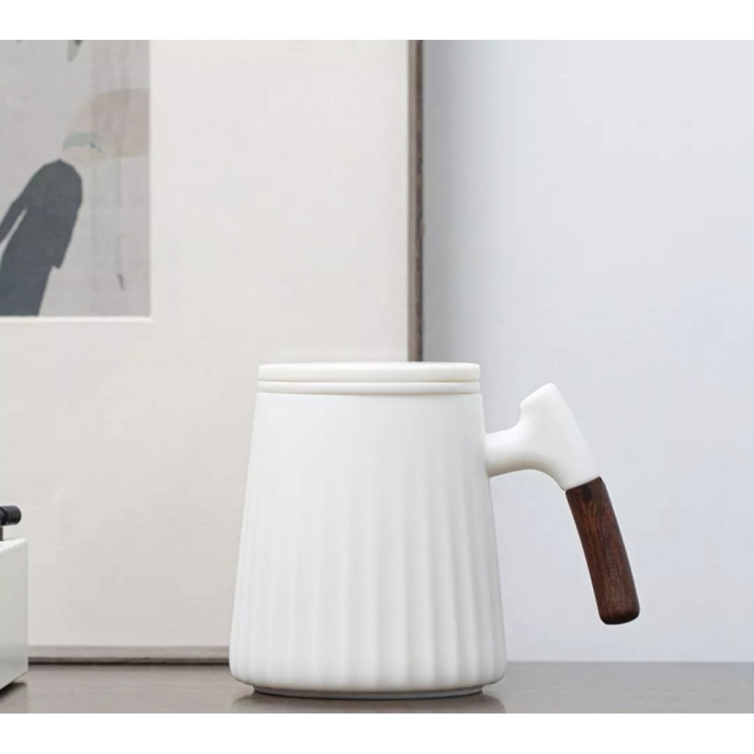 Фарфоровая чашка с керамическим фильтром Xiaomi Zesee Selected Ceramic Tea Cup