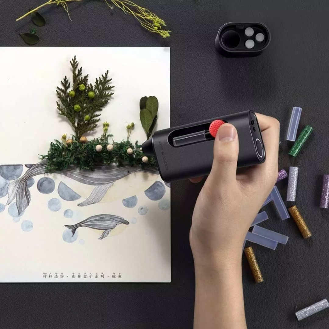 Клеевой пистолет Xiaomi Wowstick Mini Hot Melt Glue Pen Kit (120 стержней в комплекте)