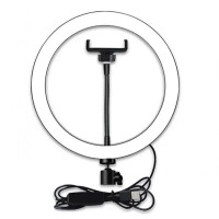 Кольцевая светодиодная лампа, 32 см Qwerty KissFashion (+штатив 215 см, держатель для смартфона)