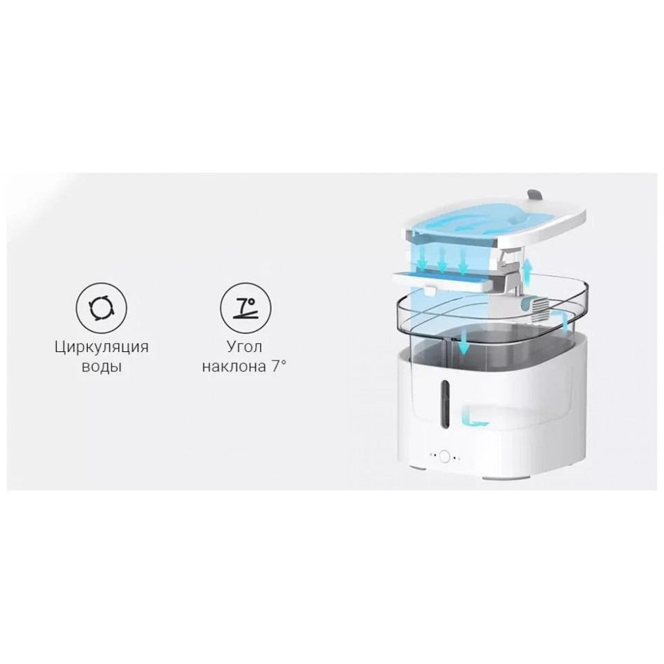 Автопоилка Xiaomi Mijia для кошек и собак Mijia Smart Pet Water Dispenser (XWWF01MG)