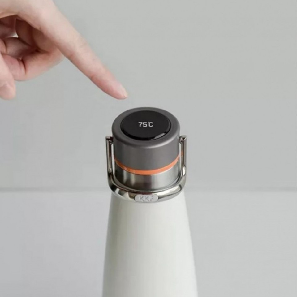 Термобутылка Xiaomi Kiss Kiss Fish KKF Insulation Cup с OLED-дисплеем 475 мл