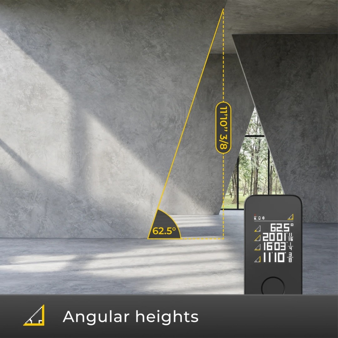 Умный лазерный дальномер Xiaomi HOTO Laser Measure Pro (H-D50/QWCJY002)