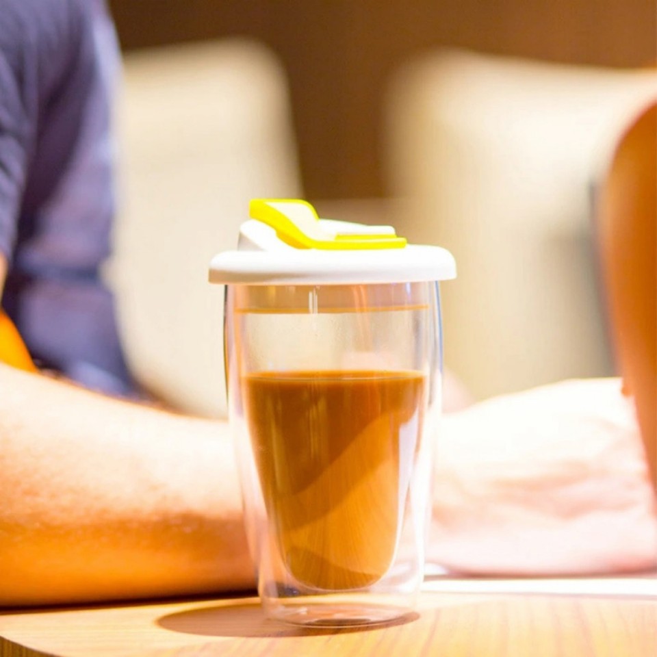 Термокружка с двойным стеклом Xiaomi Portable With Double Glass Coffee Cup (EBWB02MSK)