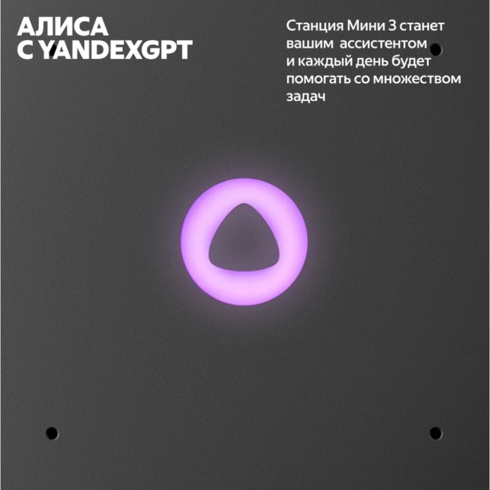 Умная колонка Яндекс Станция Мини 3 (YNDX-00027BLK)