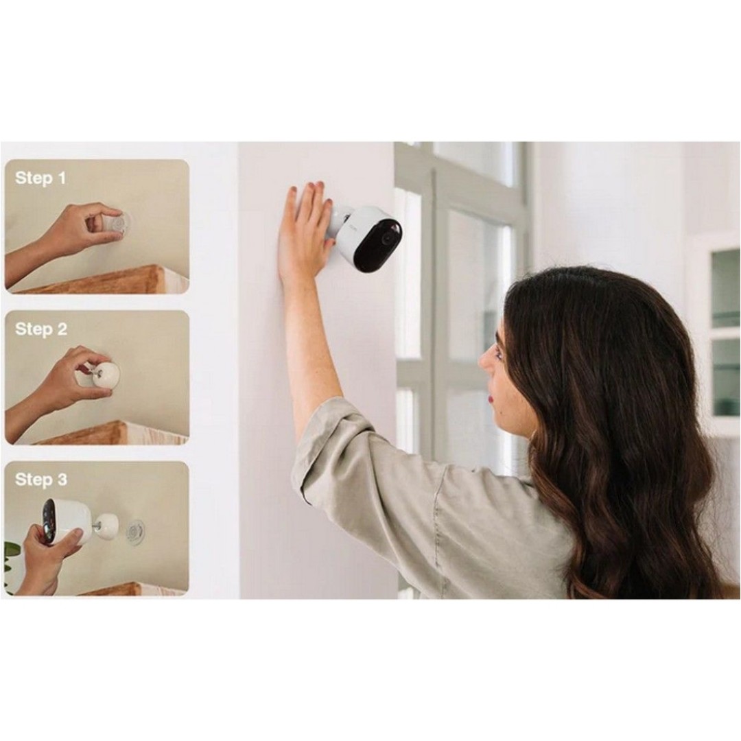 Аккумуляторная IP-камера Imilab Outdoor Secucity Camera EC4 (CMSXJ31A) + Хаб Gateway (CMWG31B) EU