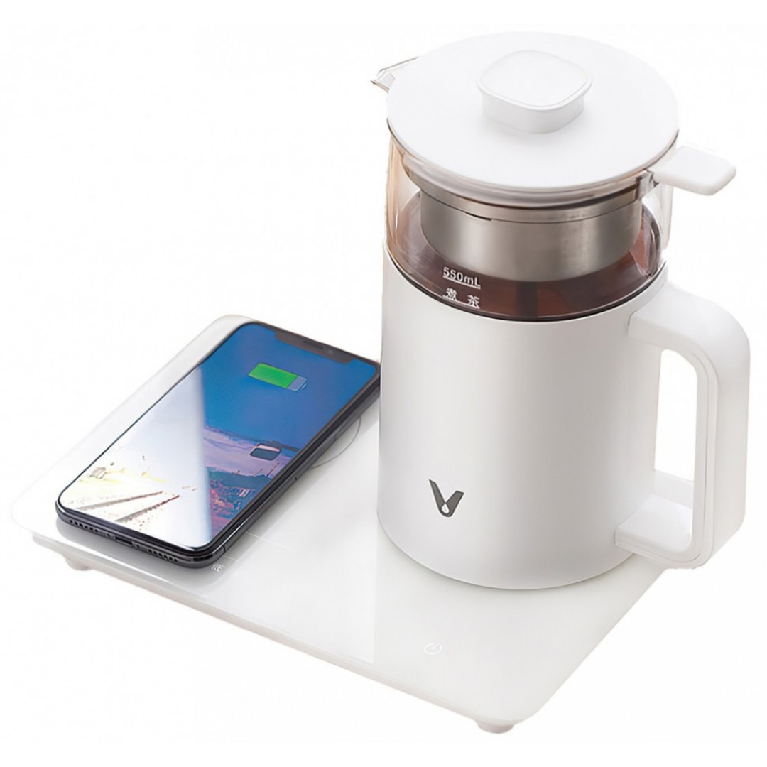 Умный электрочайник с беспроводной зарядкой Xiaomi Viomi Yunmi Steam Spray Tea Maker (VXZC01)
