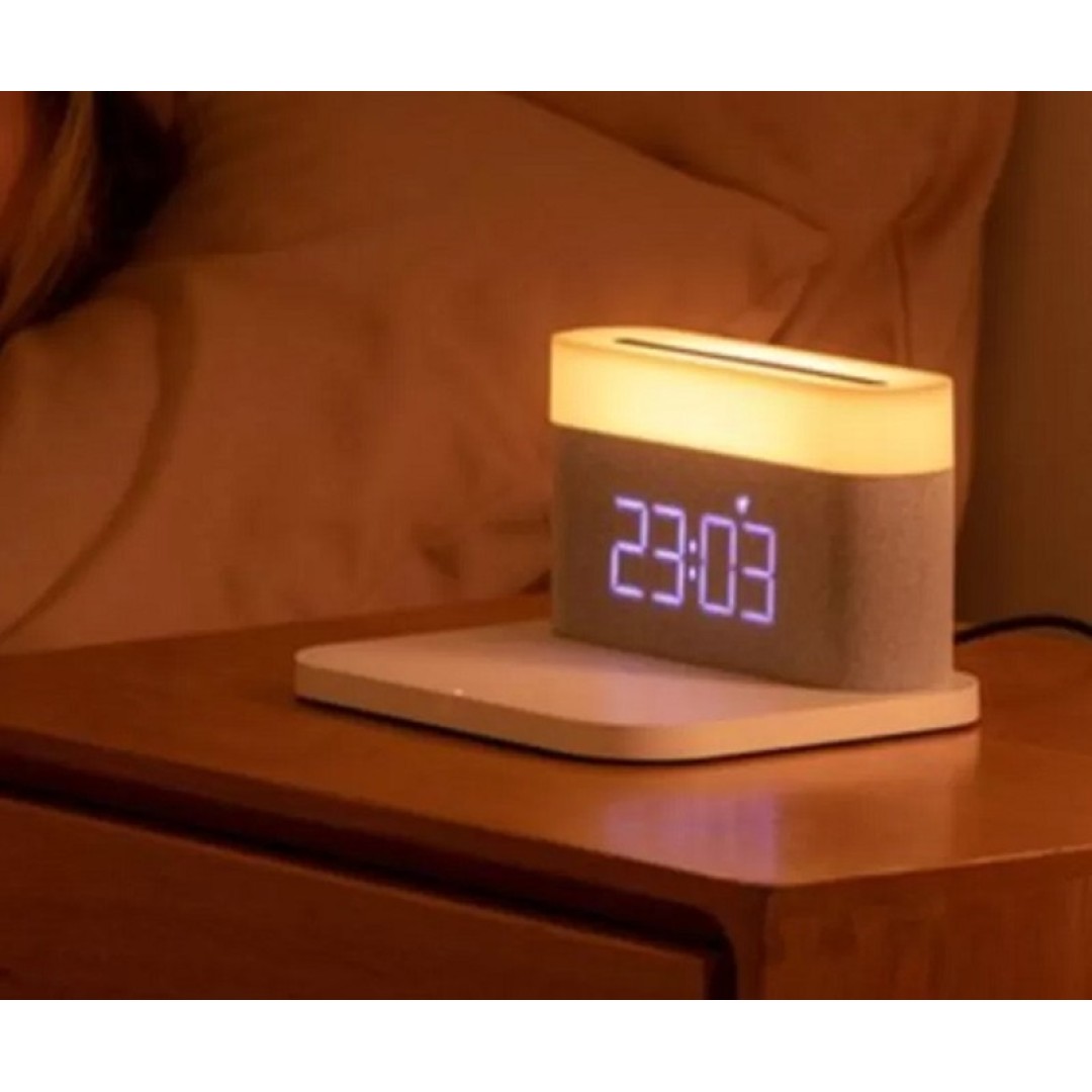 Ночник с беспроводной зарядкой и будильником 3 в 1 Xiaomi VFZ Led Lamp Wireless Charger (C-WCLL-C01)