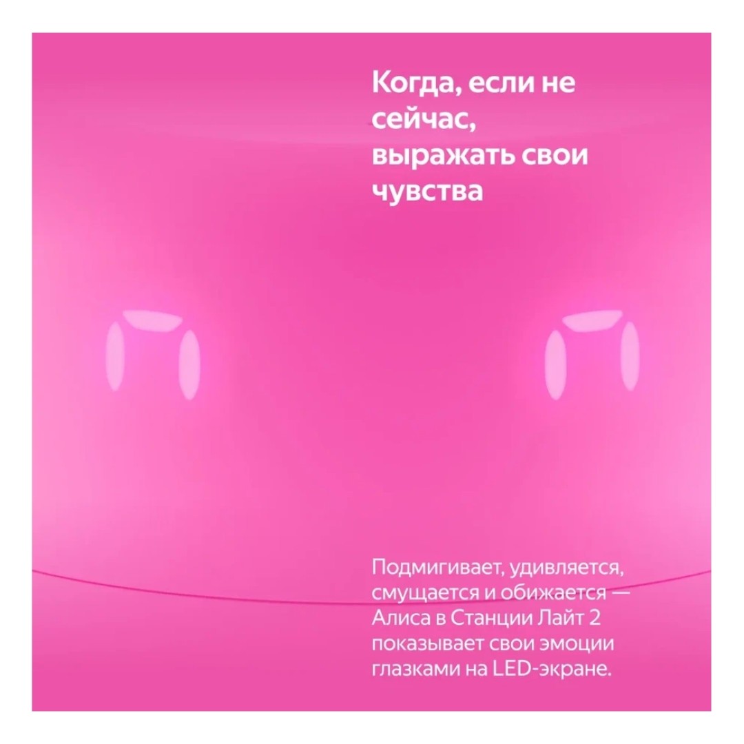 Умная колонка Яндекс Станция Лайт 2 (YNDX-00026VIO)