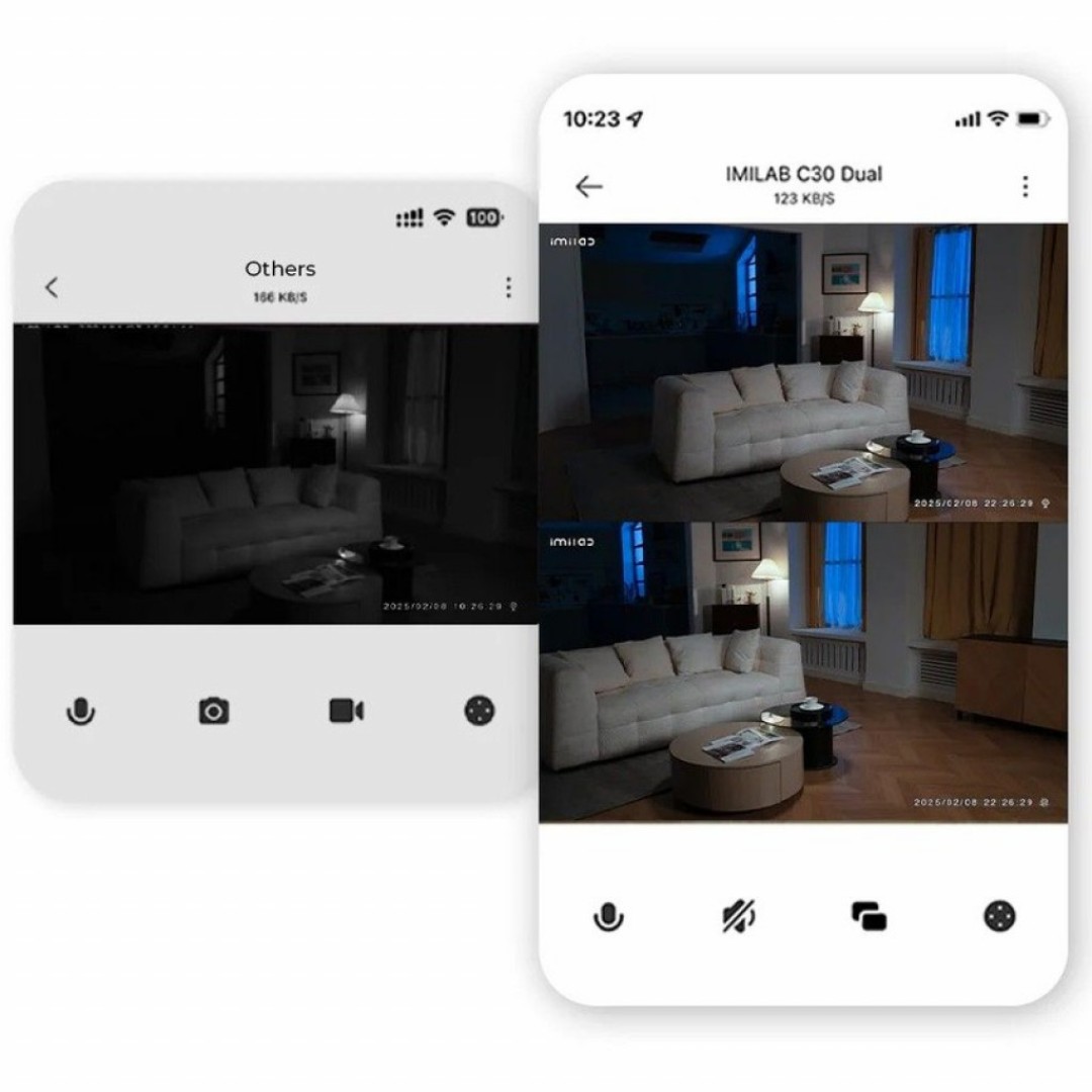 IP-камера Xiaomi Imilab Indoor Camera 3K+3K WiFi Plug-in C30 Dual (CMSXJ111A)