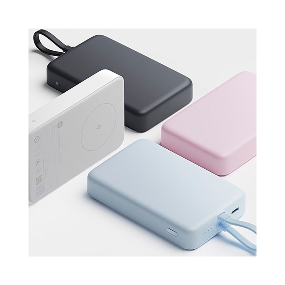 Беспроводной внешний аккумулятор Xiaomi Mi Magnetic Power Bank With Cable USB-C 10000mAh 33W (WPB1007MI)