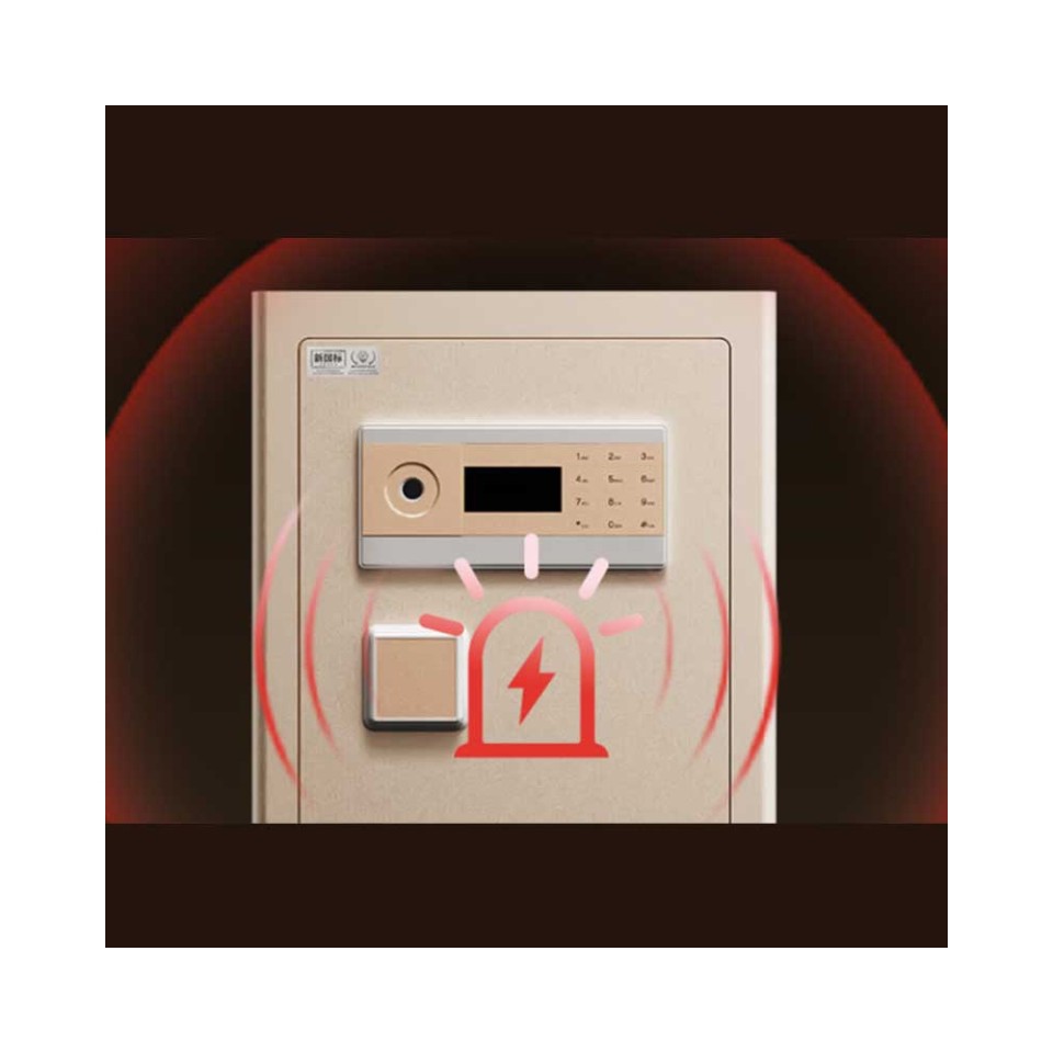 Умный электронный сейф со сканером отпечатка пальца Xiaomi CRMCR Kalinglebao Smart Safe With Fingerprint Scanner Cheese White (FDG-A10/D-68-LB)