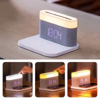 Ночник с беспроводной зарядкой и будильником 3 в 1 Xiaomi VFZ Led Lamp Wireless Charger (C-WCLL-C01)
