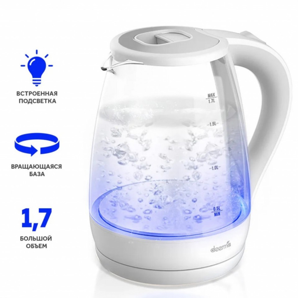 Умный чайник с подсветкой Xiaomi Deerma (DEM-SH30W)