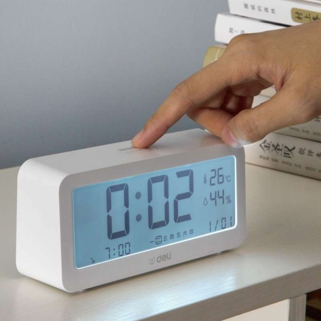 Часы-метеостанция Xiaomi Deli Effective Electronic Alarm Clock (8826)